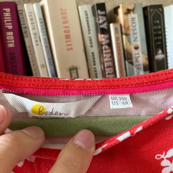 Boden Midi jersey pintuck dress - Picture 2 of 3